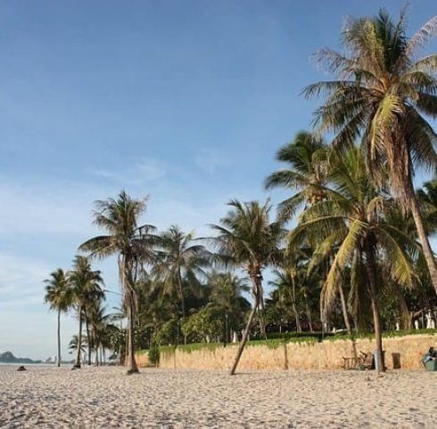 Chillen op het strand in Hua Hin