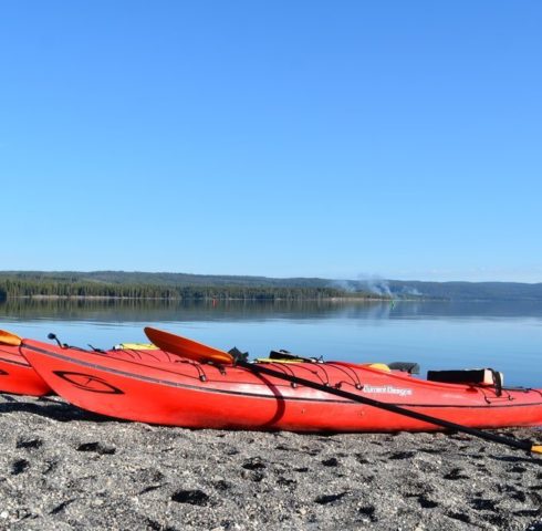 Verken Yellowstone Park per kayak