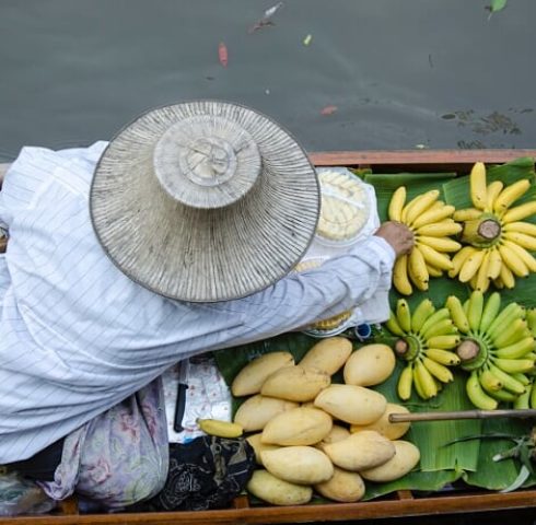 De drijvende markten van Bangkok