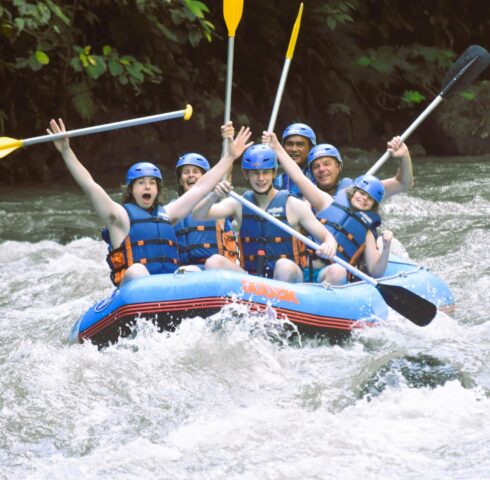 Rafting op de Ayung rivier