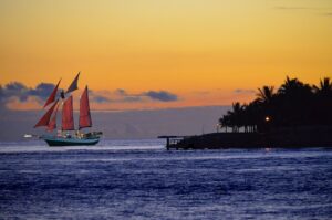 Boottocht bij zonsondergang Key West