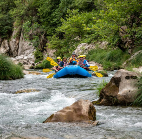 Raften en rotskloosters in Dimitsana