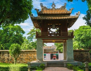 Tempel van literatuur in Hanoi