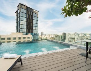 Rooftopzwembad hotel Saigon