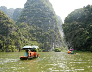 Boottocht in karstgebergte Ninh Binh