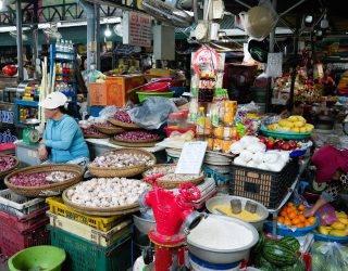 Lokale markt in Hué Vietnam