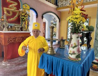 Tempel in Mekong Delta