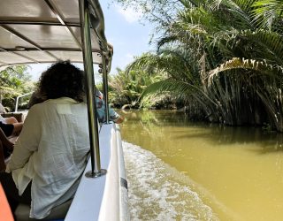 Heerlijk varen in de groene Mekong Delta