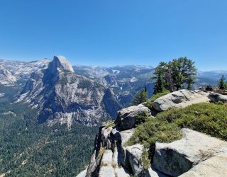 Uitzicht in Yosemite National Park