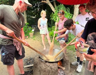 Traditionele kookworkshop bij een Lanna-familie