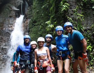 Canyoning met de familie in La Fortuna