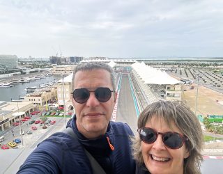 Bezoek familie Formule 1 Yas Marina Circuit in Abu Dhabi