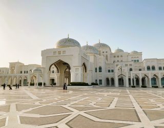 Prachtige Qasr Al Watan paleis in Abu Dhabi