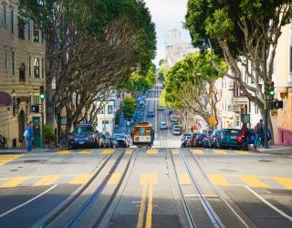 Powell-Hyde tram San Francisco