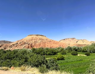 Landschappen in Ouarzazate Marokko