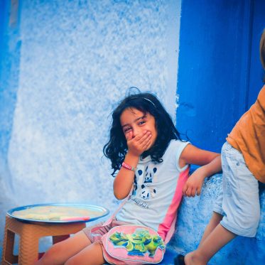 Bewonder blauwe stad Chefchaouen