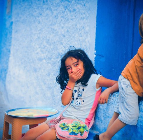 Bewonder blauwe stad Chefchaouen