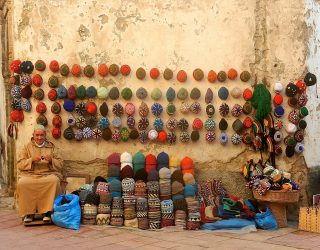 Marktkramer in Essaouira Marokko