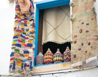 Kleurrijk balkon in Essaouira