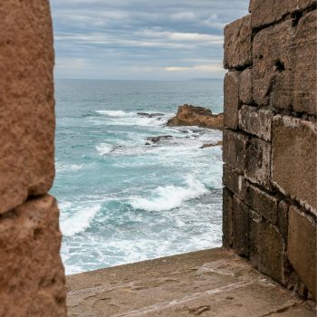 Uitzicht op zee in Essaouira