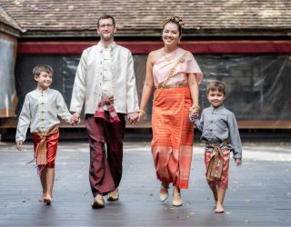 Verkleedpartij Lana cultuur in Chiang Mai